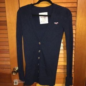Vintage Hollister Navy Sweater Medium